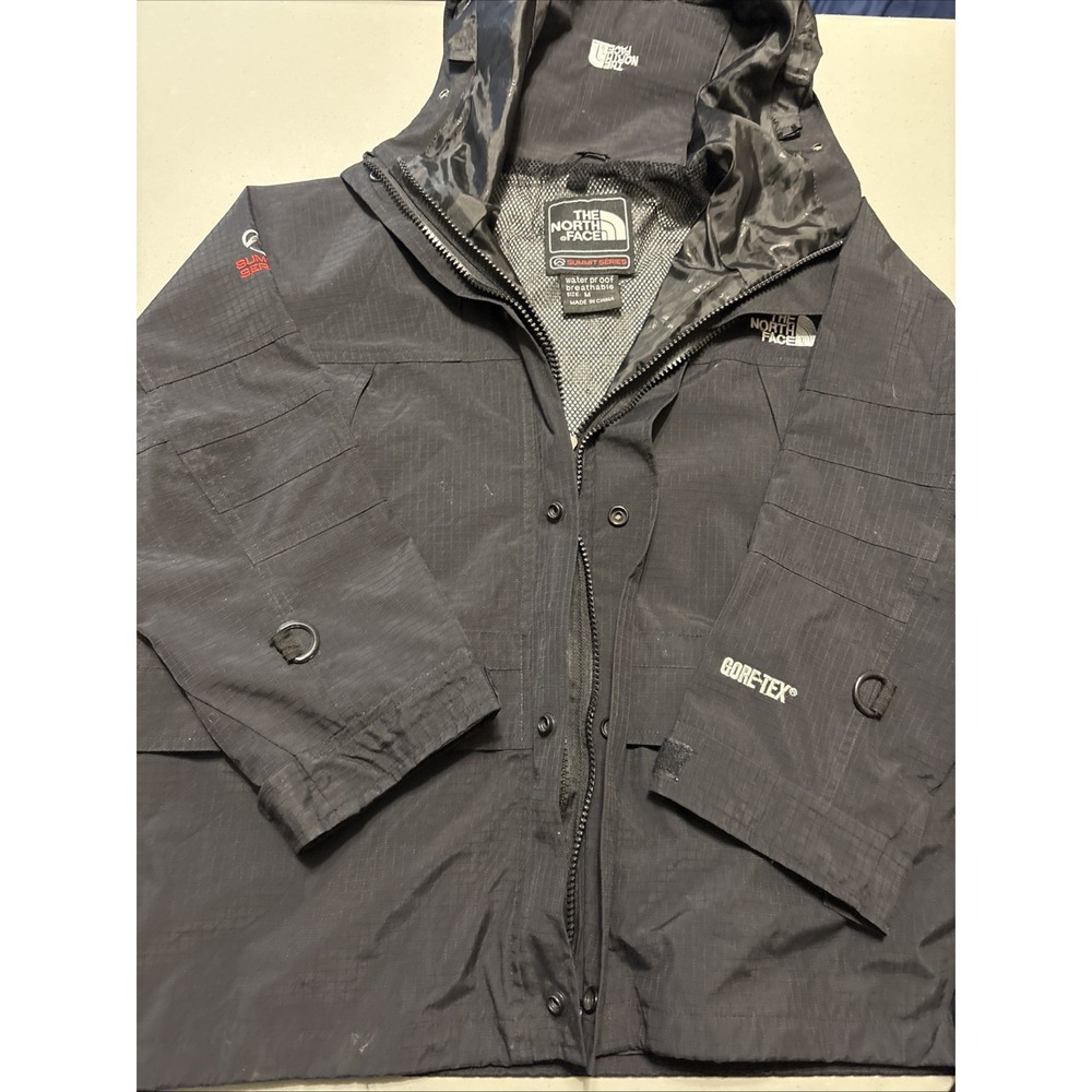 The North Face Summit Series Gore-Tex Waterproof Hooded Zip Up Jacket Coat M